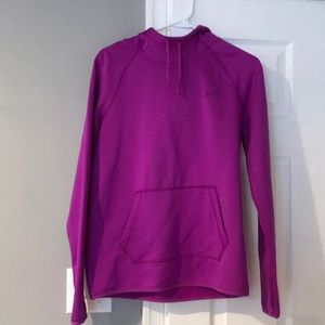 Purple Nike Therma-Fit hoodie